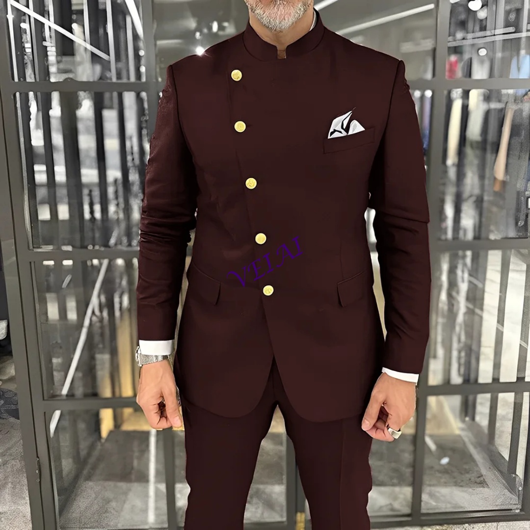 Men Formal Wear Pants - Özel Slim Fit Damatlık Takımı 2