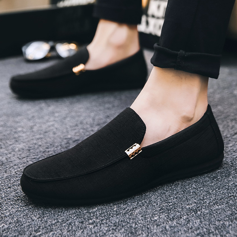 Men'S Formal Party Wear Shoes - Erkekler rahat ayakkabılar tuval üzerinde kayma