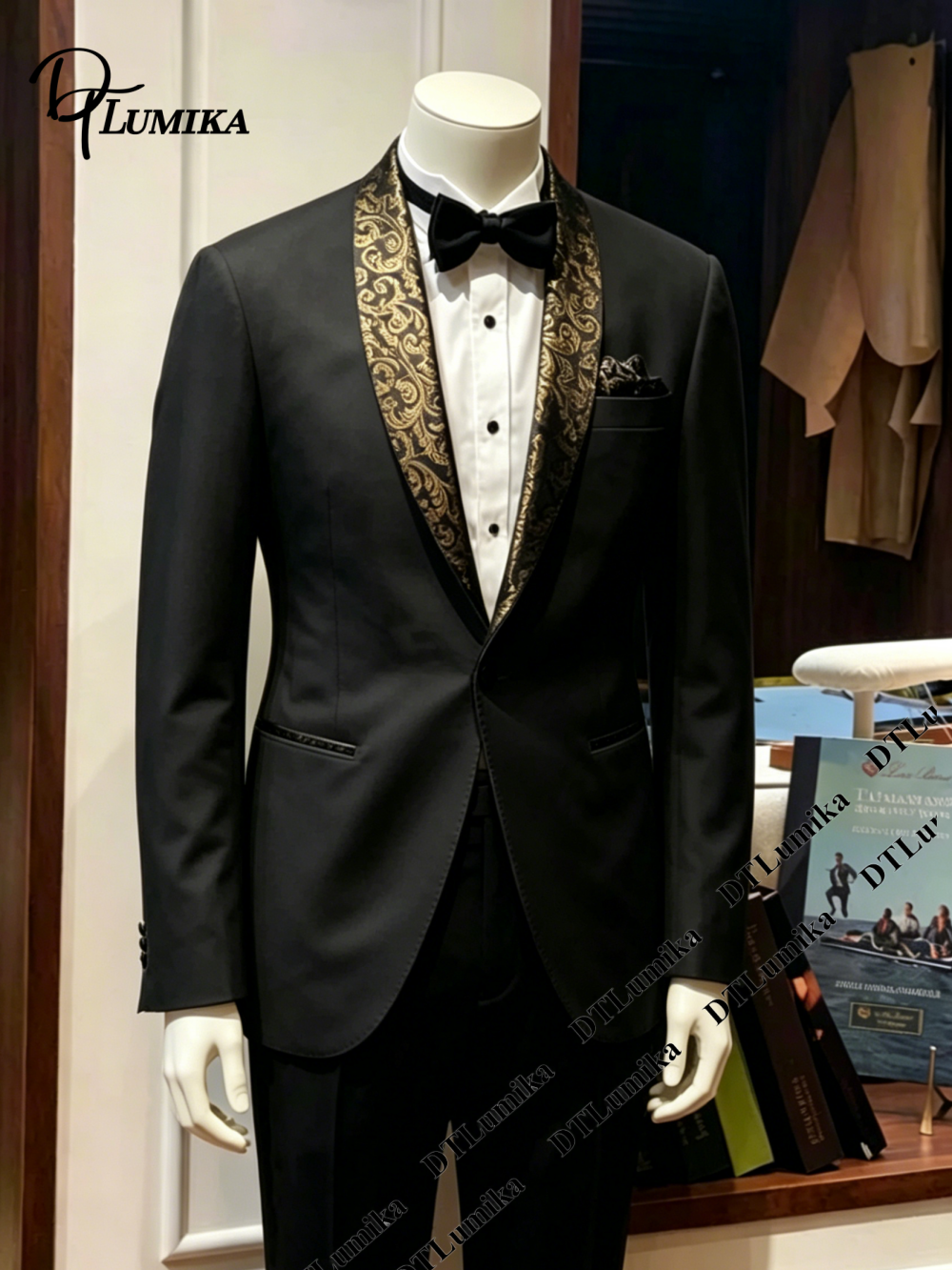 Men'S Formal Evening Wear - DTLumika Erkek Takım Elbise Ceket Pantolon