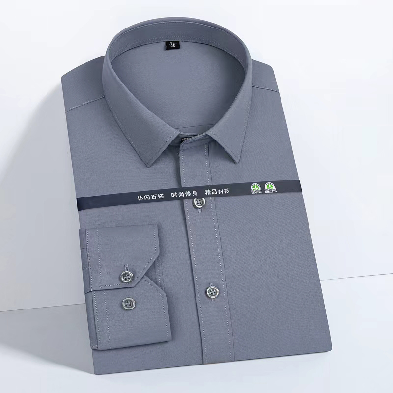 Men Formal Office Wear Shirts - Yeni Erkek Slim Fit Kısa Kollu