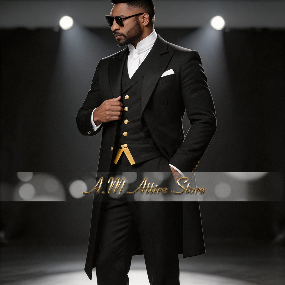 Men Formal Wear Pants - Erkekler için Düğün Takım Elbise Mavi
