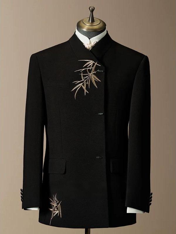 Men Formal Wear Online - Yeni Çin Tarzı Erkek Düğün Takımı