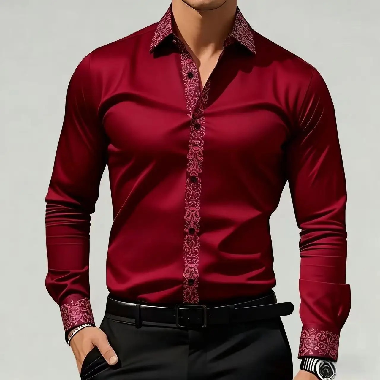 Erkek Etnik Stil Baskılı Gömle - Men'S Formal Ethnic Wear incelemesi ve fiyatı