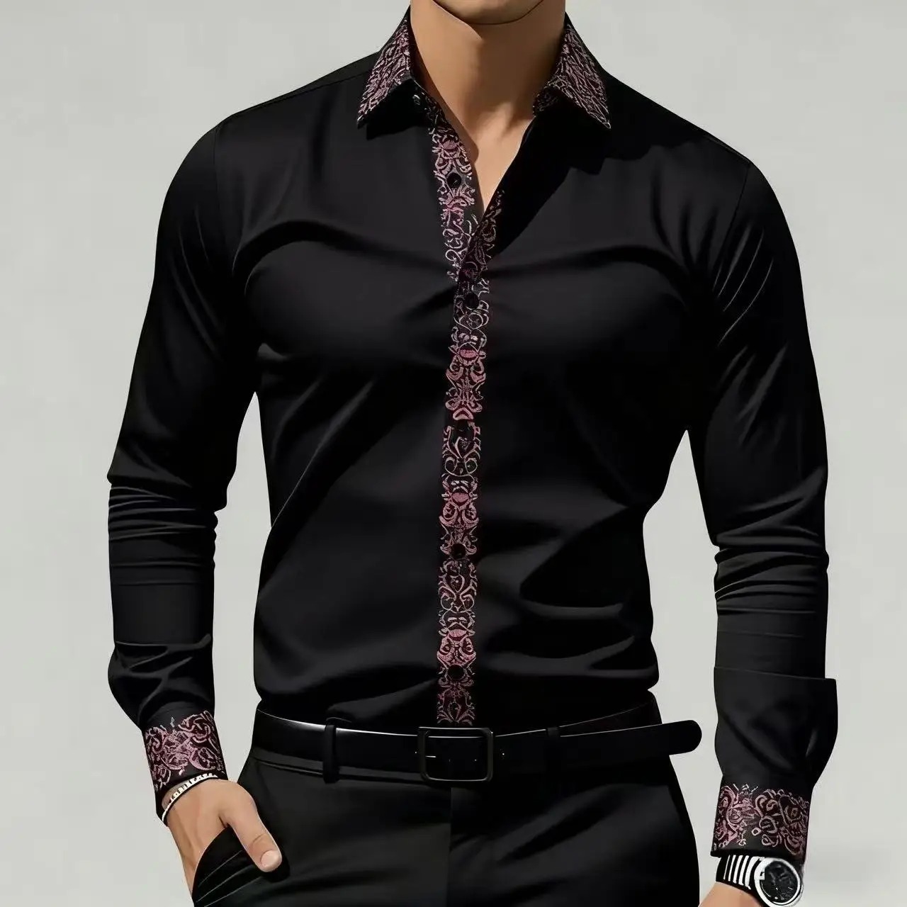 Erkek Etnik Stil Baskılı Gömle - Men'S Formal Ethnic Wear incelemesi ve fiyatı