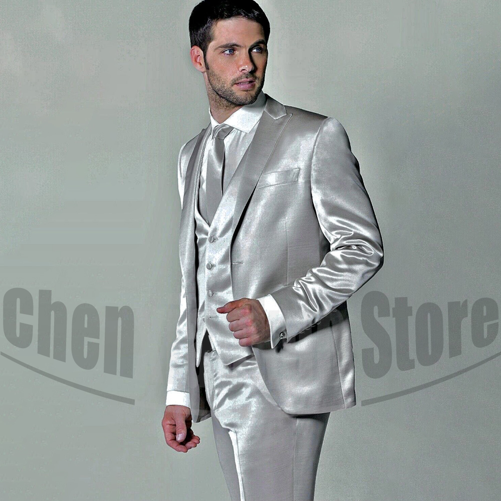 Erkek Saten Üç Parçalı Takım E - Men Formal Wear For Wedding incelemesi ve fiyatı