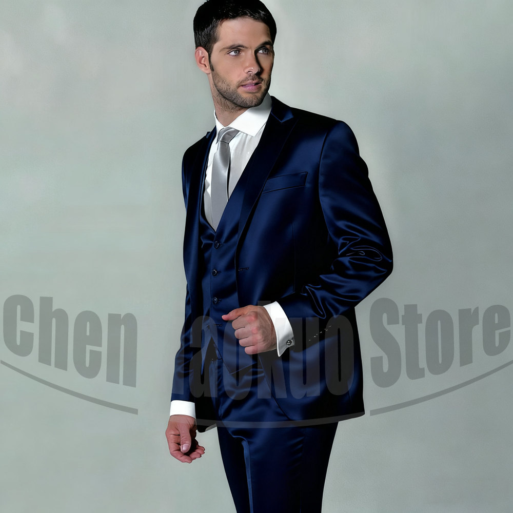 Erkek Saten Üç Parçalı Takım E - Men Formal Wear For Wedding incelemesi ve fiyatı