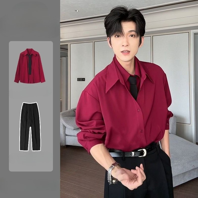 Sonbaharlık Günlük Giyim İçin  - Men Formal Office Wear Shirts incelemesi ve fiyatı