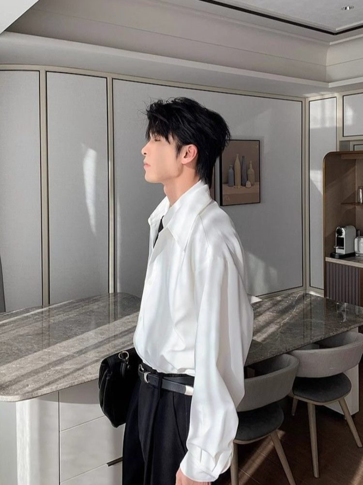 Sonbaharlık Günlük Giyim İçin  - Men Formal Office Wear Shirts incelemesi ve fiyatı