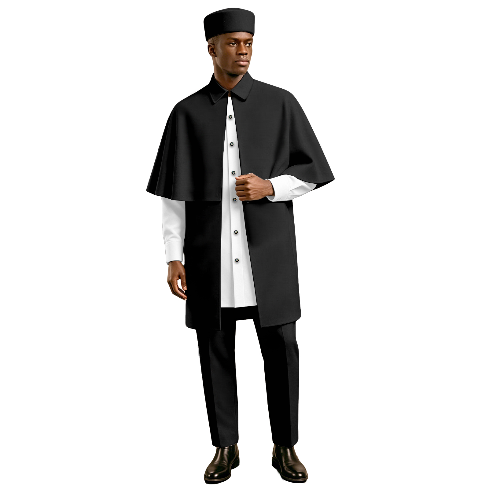 Erkek Afrika 4 Parçalı Pelerin - Men'S Formal Ethnic Wear incelemesi ve fiyatı