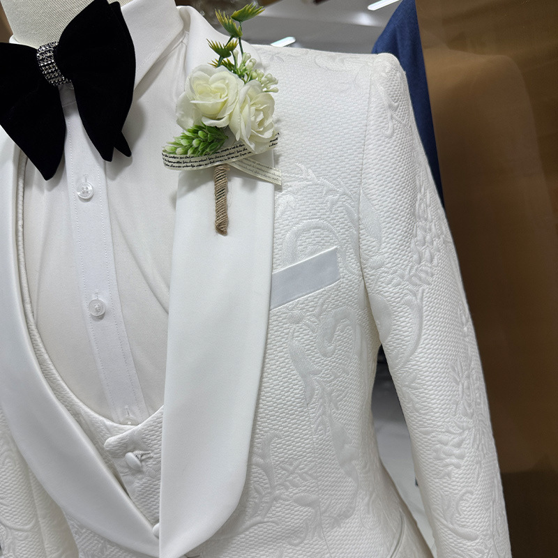 Erkek Düğün Takımı Beyaz 3 Par - Men Formal Wear Pants incelemesi ve fiyatı