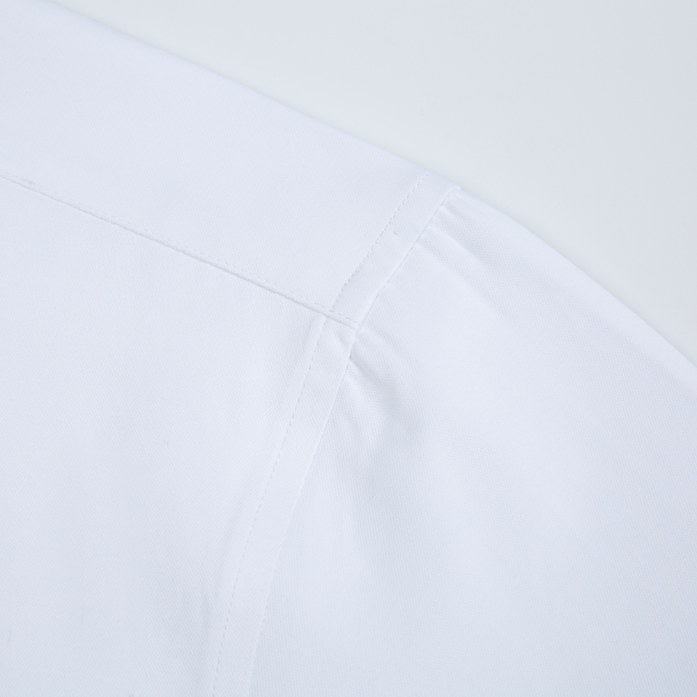 Beyaz Düz Renk Erkek Uzun Koll - Men Formal Office Wear Shirts incelemesi ve fiyatı