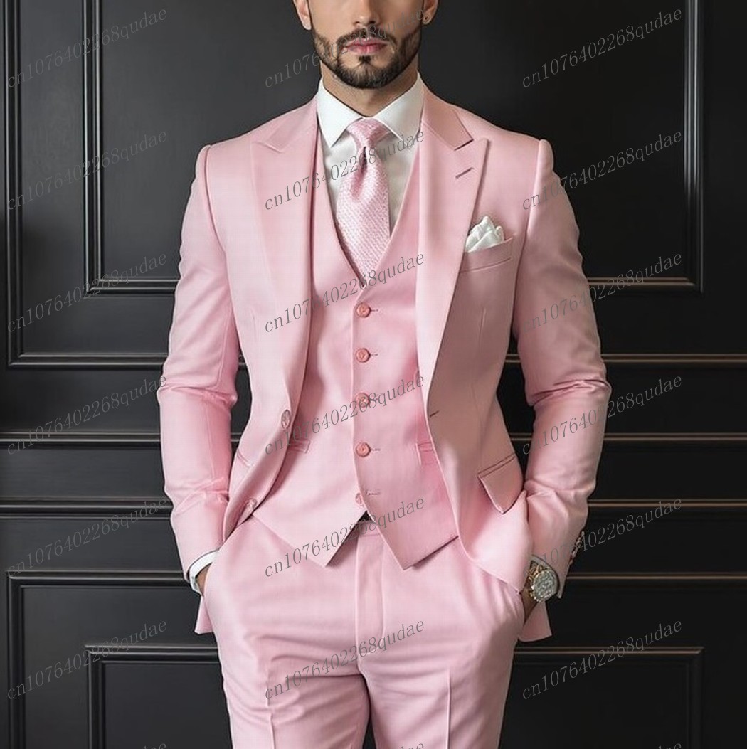 Pembe Resmi Durum Erkek Takım  - Men Formal Wear For Wedding incelemesi ve fiyatı