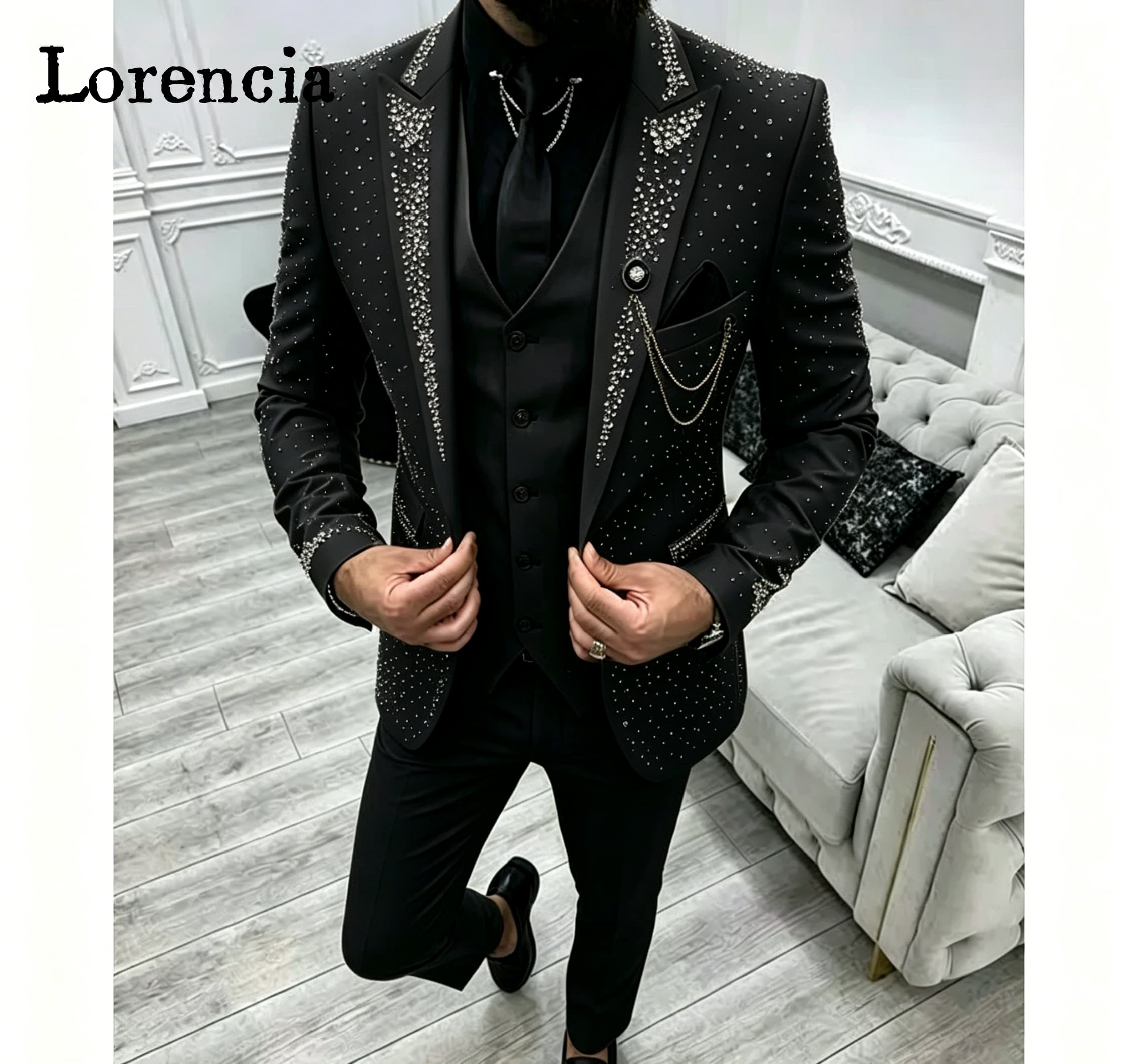 Lüks 3 Parça Resmi Erkek Takım - Men'S Formal Evening Wear incelemesi ve fiyatı