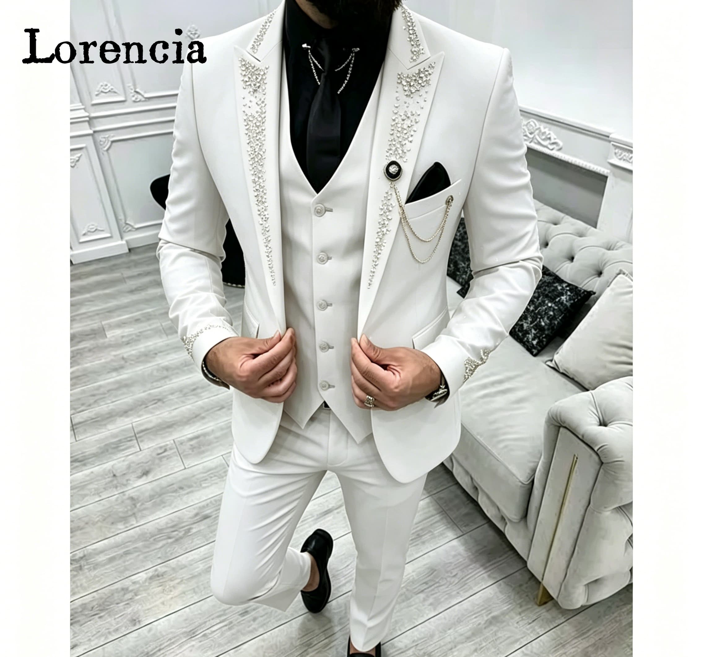 Lüks 3 Parça Resmi Erkek Takım - Men'S Formal Evening Wear incelemesi ve fiyatı