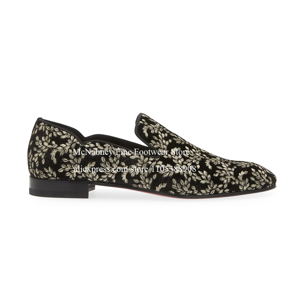 Siyah İpek Kadife Slip-On Loaf - Men'S Formal Party Wear Shoes incelemesi ve fiyatı