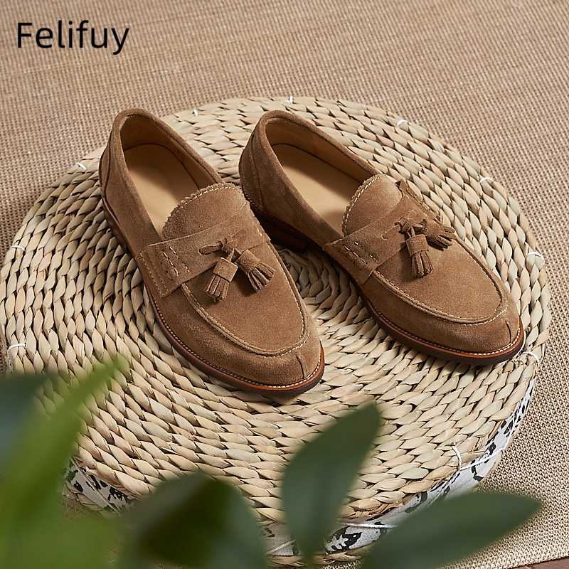Yeni Kahverengi Erkek Düz Loaf - Men'S Formal Party Wear Shoes incelemesi ve fiyatı