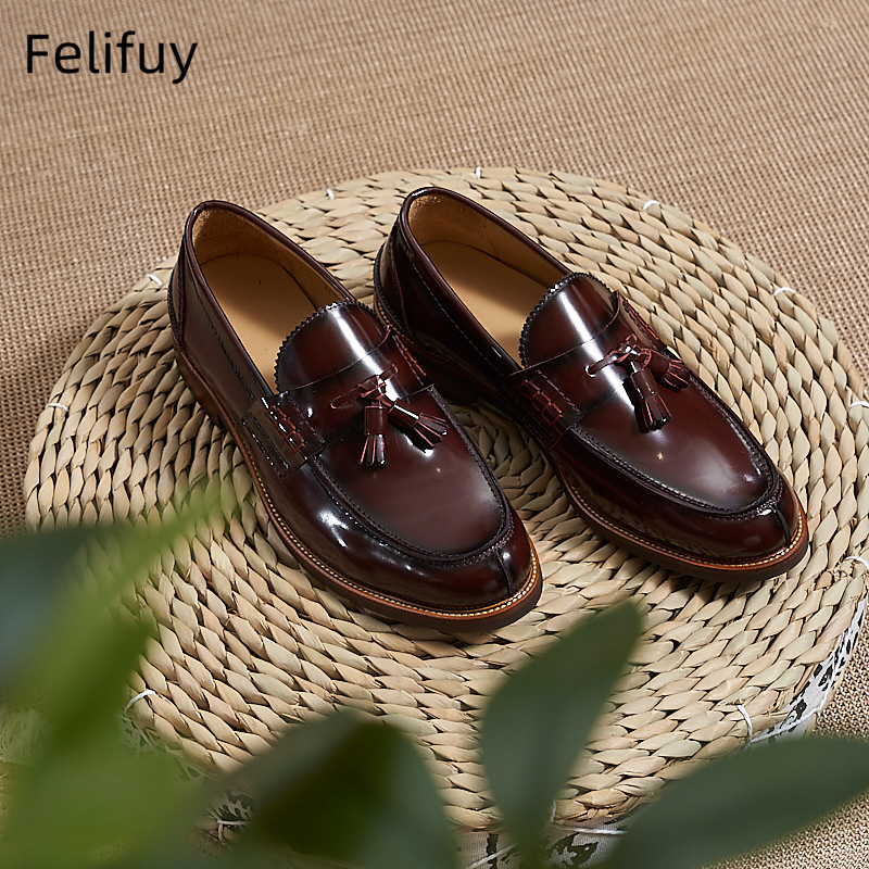 Yeni Kahverengi Erkek Düz Loaf - Men'S Formal Party Wear Shoes incelemesi ve fiyatı