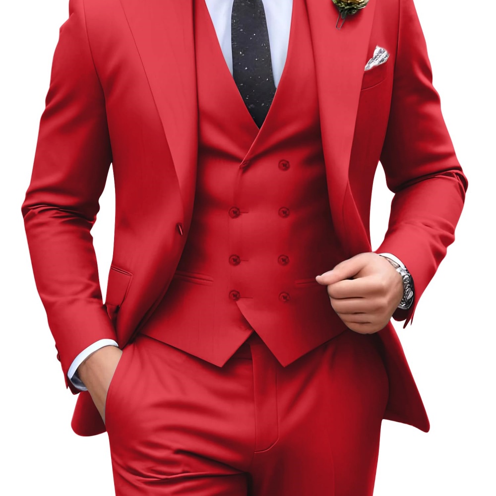 3 Parça Düz Renk Erkek Takım E - Men Formal Wear Pants incelemesi ve fiyatı
