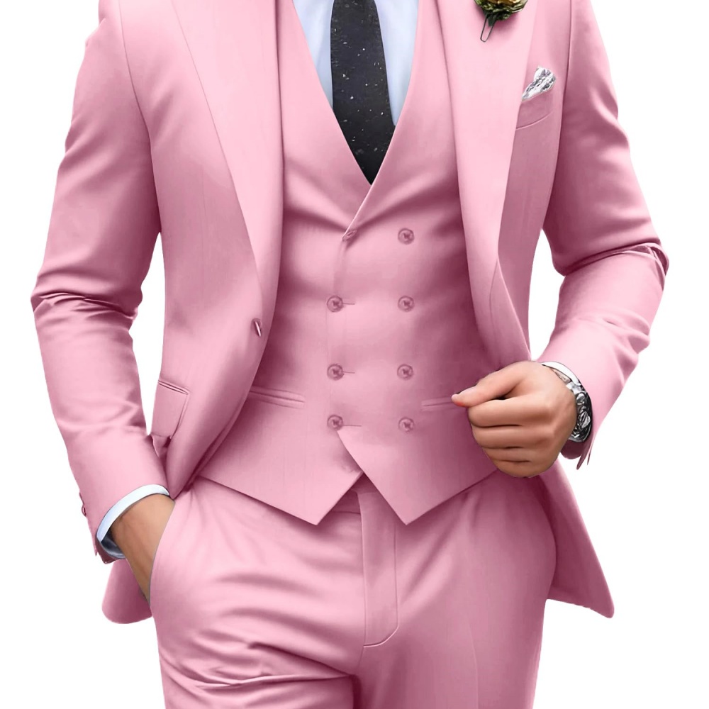 3 Parça Düz Renk Erkek Takım E - Men Formal Wear Pants incelemesi ve fiyatı