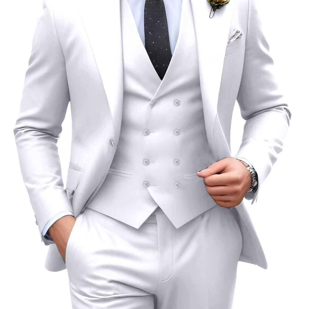 3 Parça Düz Renk Erkek Takım E - Men Formal Wear Pants incelemesi ve fiyatı