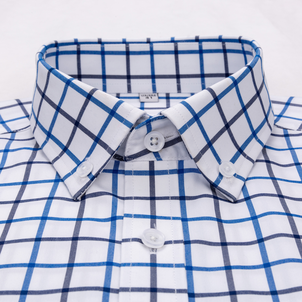 Erkek Ekose Desenli Düz Yaka K - Men Formal Office Wear Shirts incelemesi ve fiyatı
