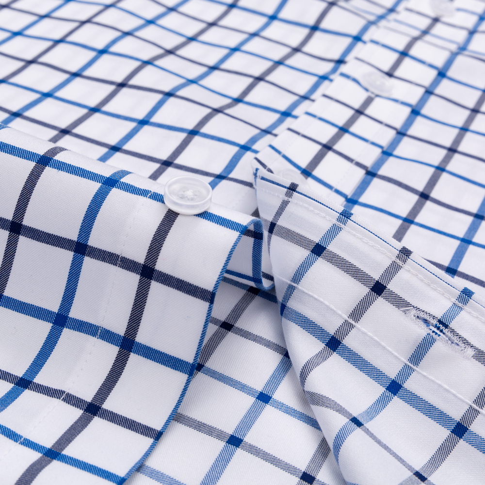 Erkek Ekose Desenli Düz Yaka K - Men Formal Office Wear Shirts incelemesi ve fiyatı