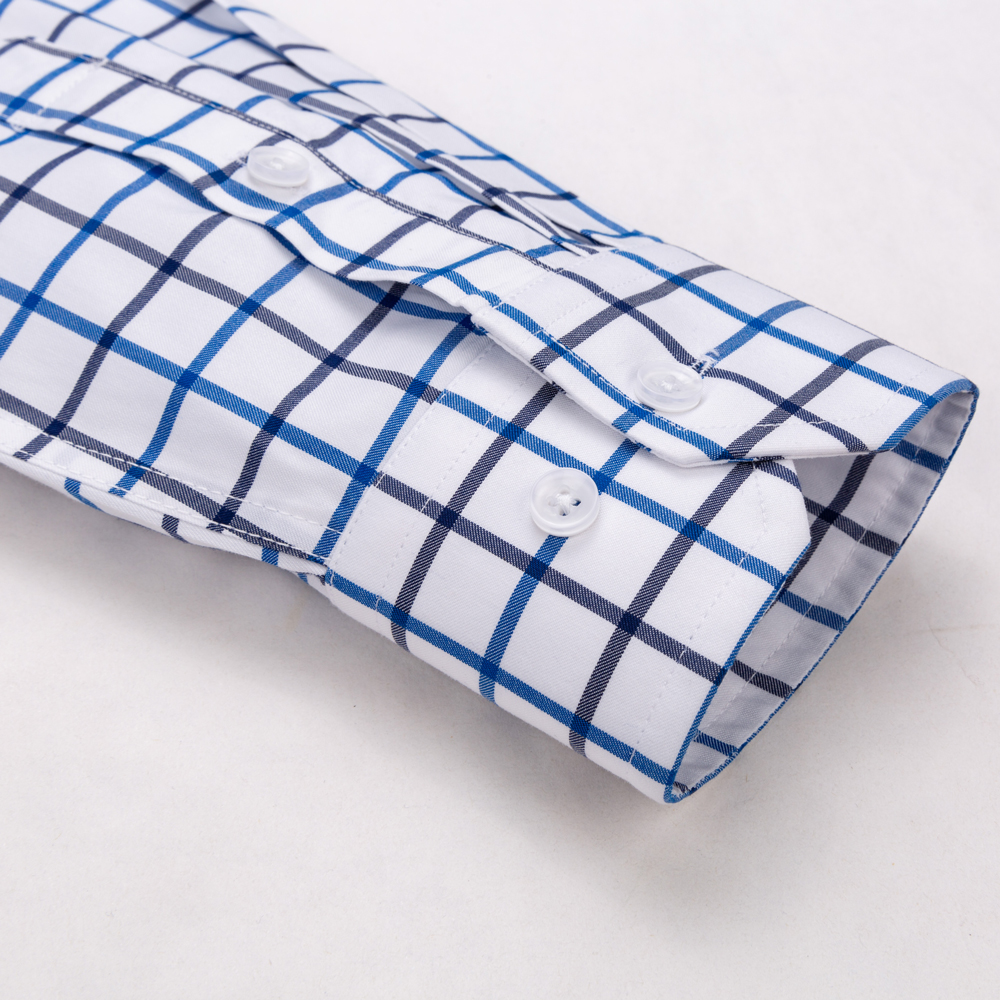 Erkek Ekose Desenli Düz Yaka K - Men Formal Office Wear Shirts incelemesi ve fiyatı