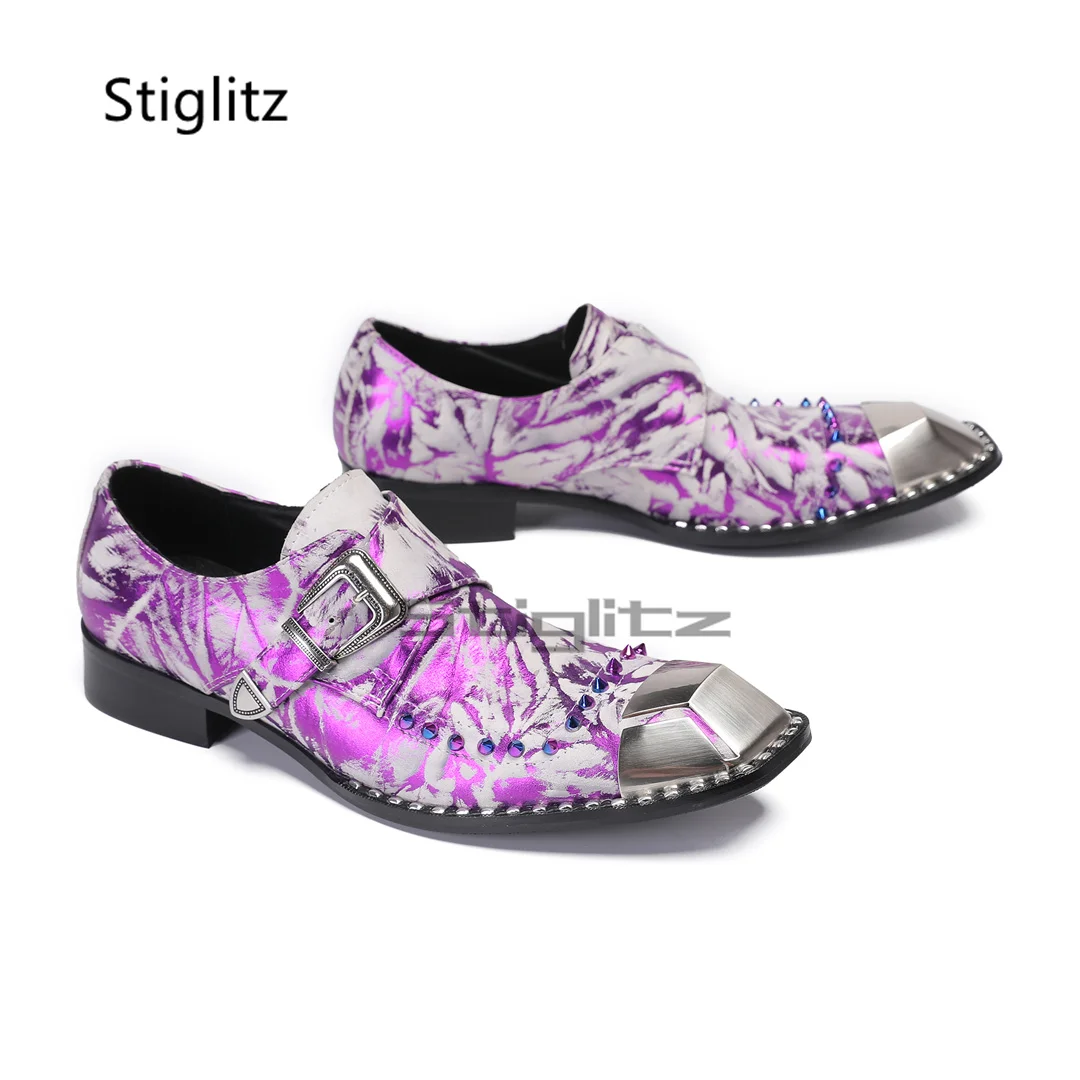 Mor Baskılar Hakiki Deri erkek - Men'S Formal Party Wear Shoes incelemesi ve fiyatı