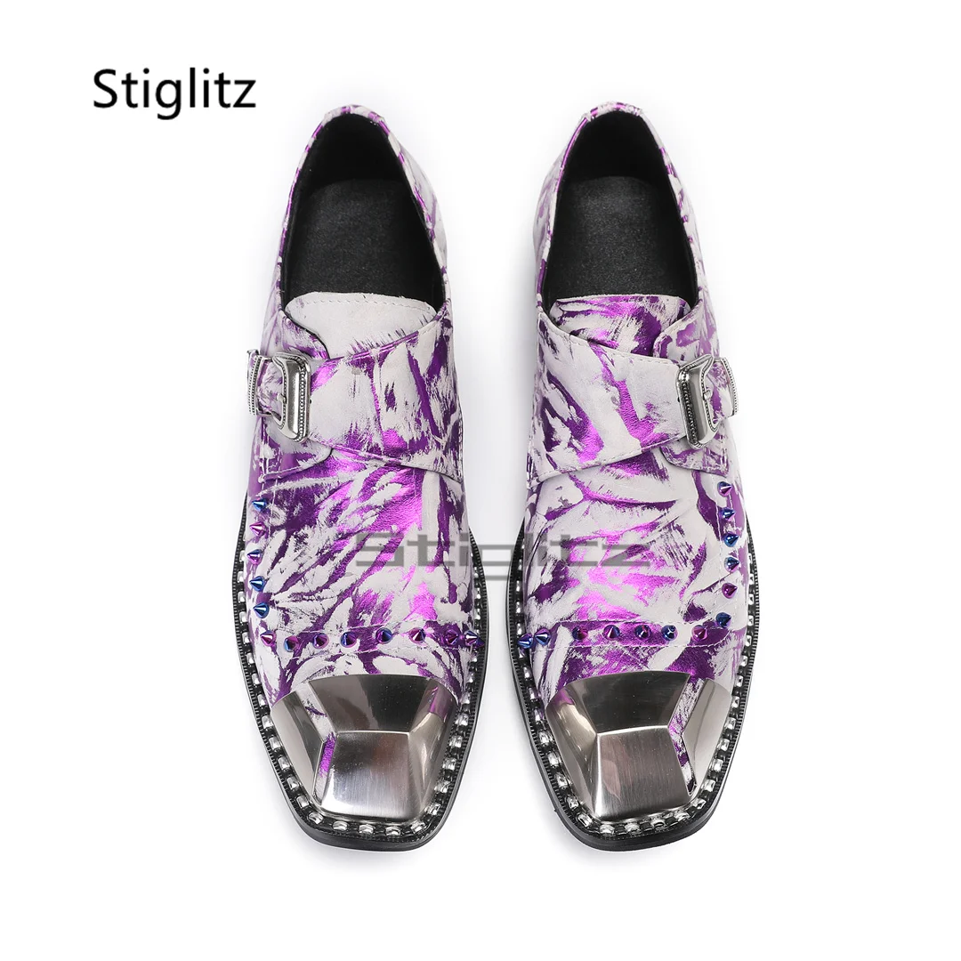 Mor Baskılar Hakiki Deri erkek - Men'S Formal Party Wear Shoes incelemesi ve fiyatı