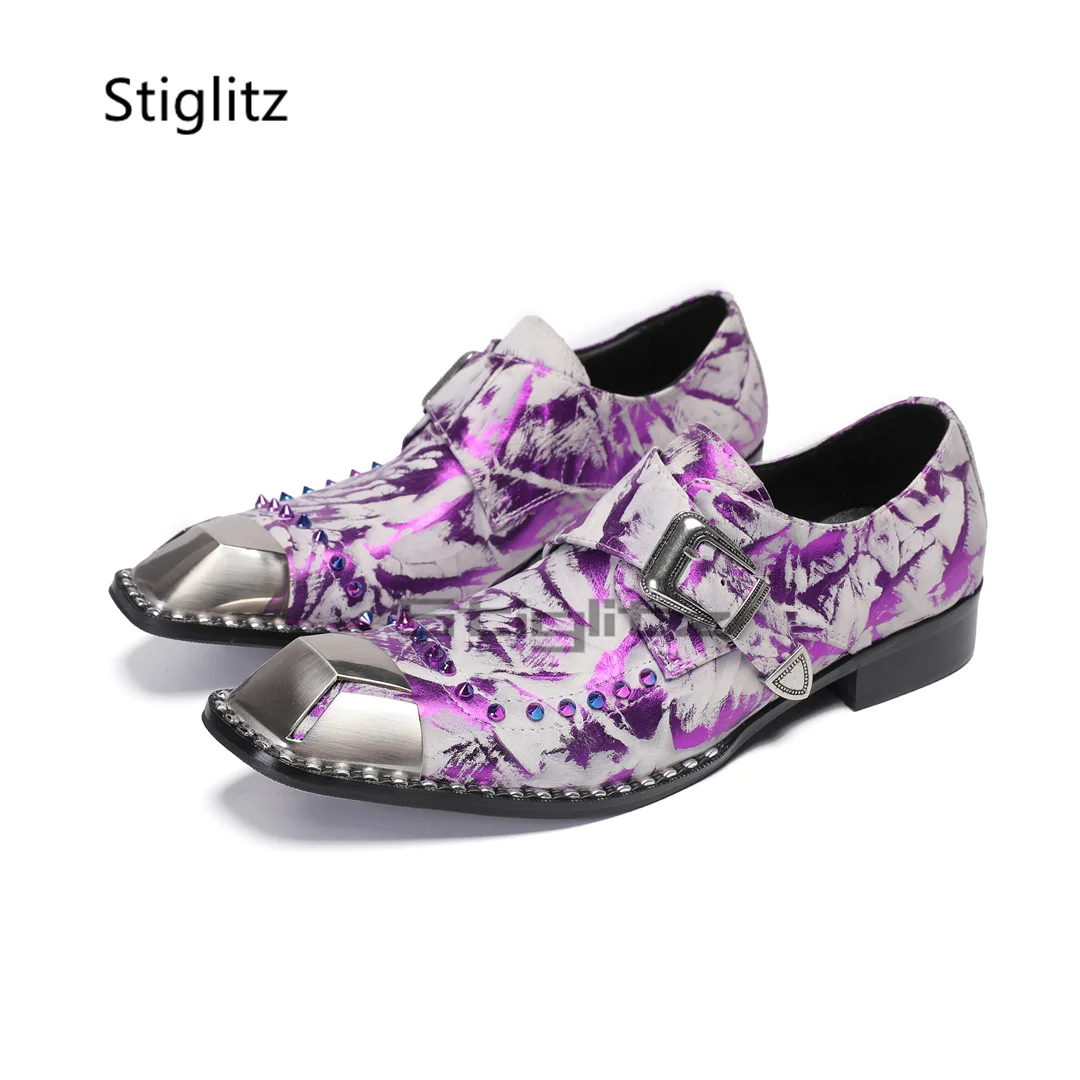 Mor Baskılar Hakiki Deri erkek - Men'S Formal Party Wear Shoes incelemesi ve fiyatı