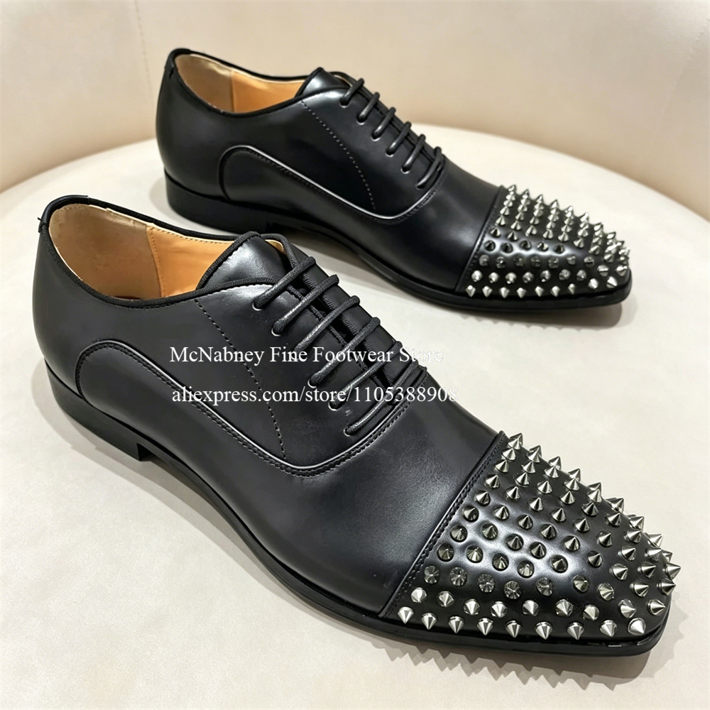 Spike Studs Deri Elbise Ayakka - Men'S Formal Party Wear Shoes incelemesi ve fiyatı