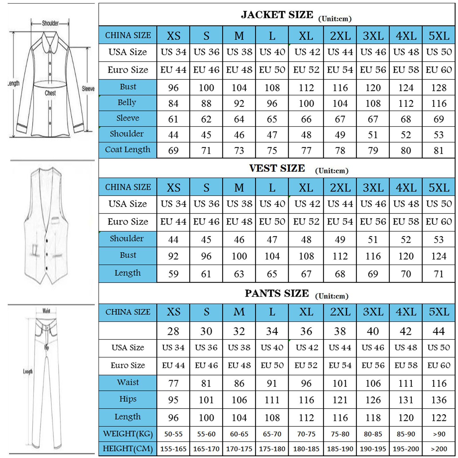 Özelleştirilmiş 3 Parça Takım  - Men Formal Wear Pants incelemesi ve fiyatı