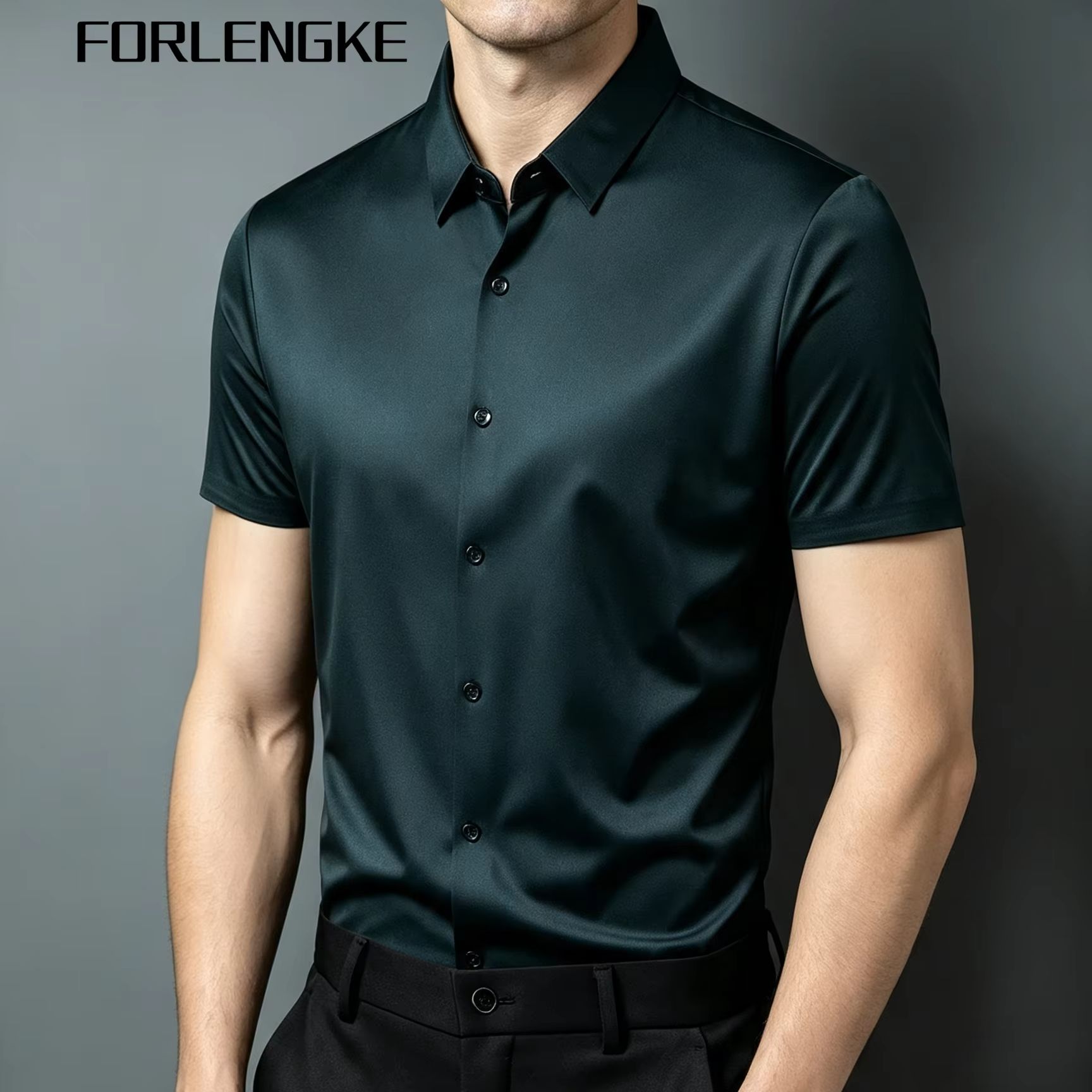 FORLENGKE Erkek İş Gömleği, Ya - Men Formal Office Wear Shirts incelemesi ve fiyatı