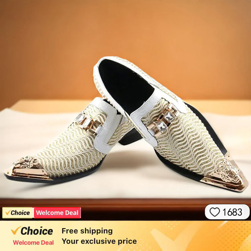 İlkbahar ve Sonbahar Timsah De - Men'S Formal Party Wear Shoes incelemesi ve fiyatı